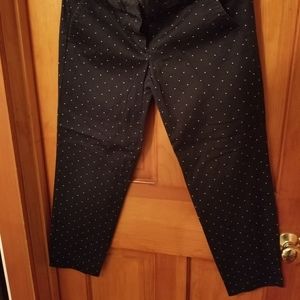 Navy with white dot pants